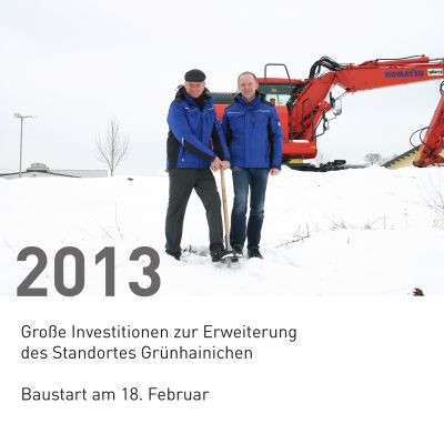 erster Spatenstich für Standorterweiterung