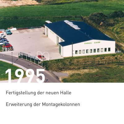 Luftaufnahme von Produktionshalle
