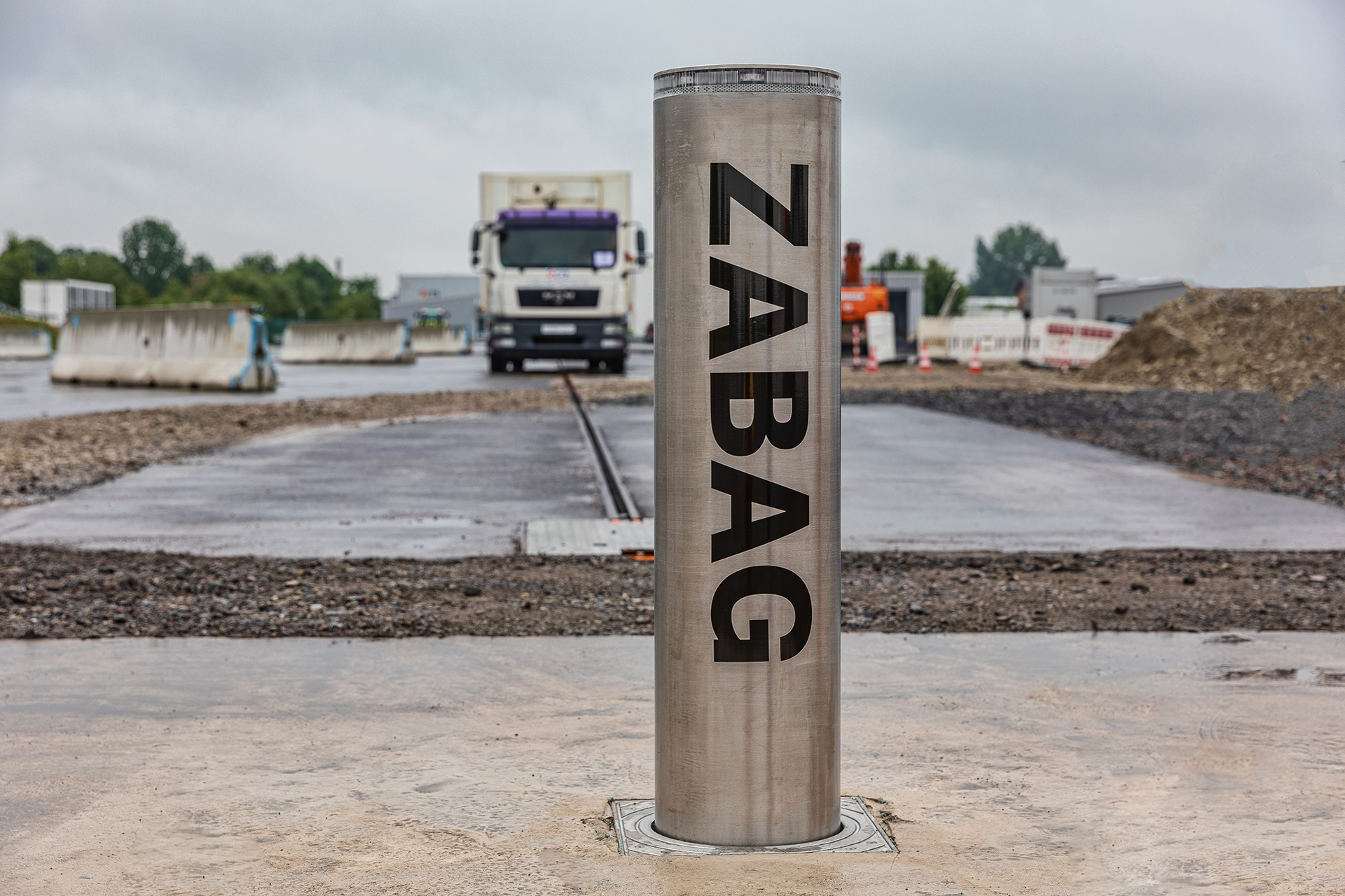 Sperrpoller kurz vor Crashtest