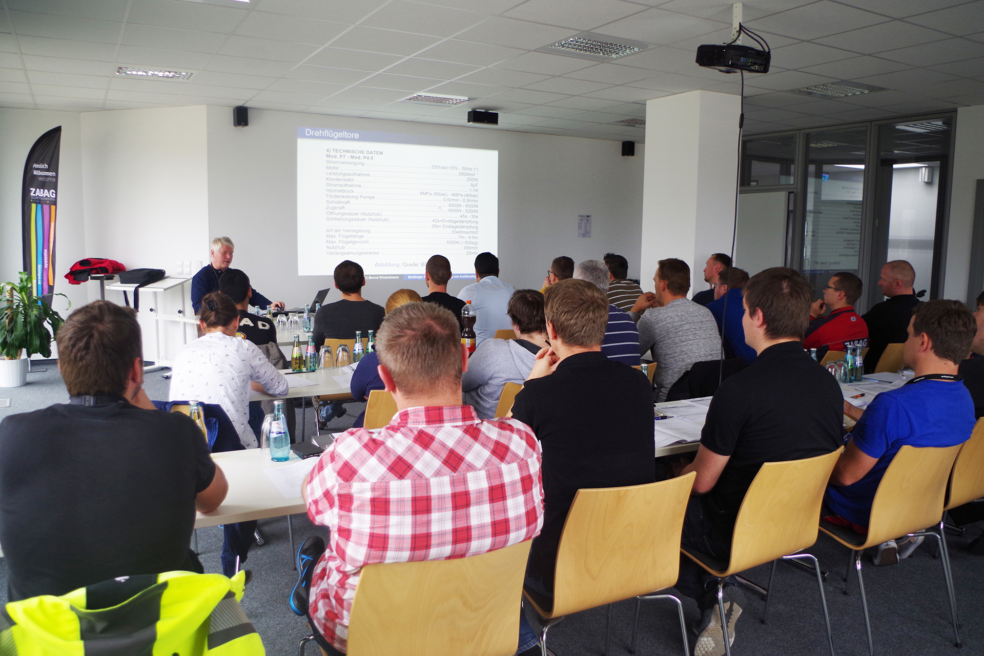 attendee at certification in classroom